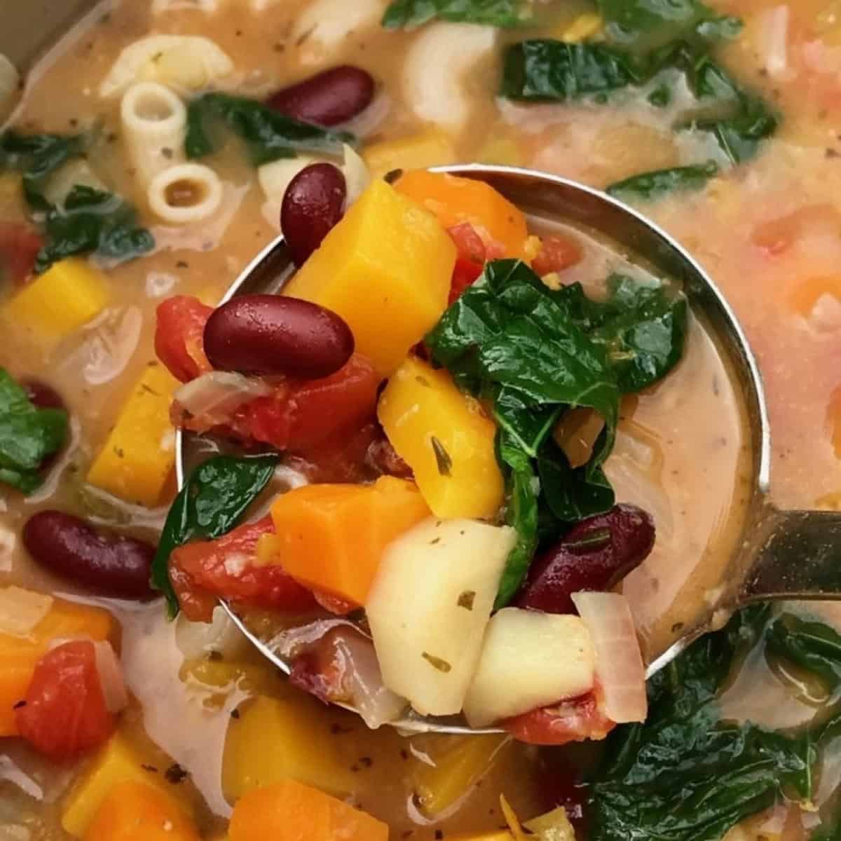 Fall Harvest Minestrone Soup