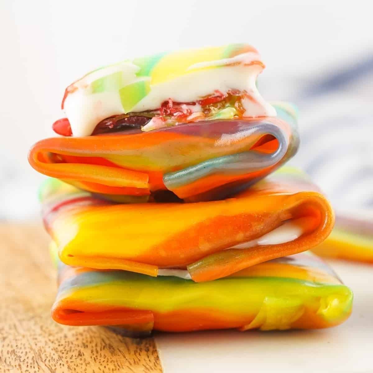 Fruit Roll Up Ice Cream