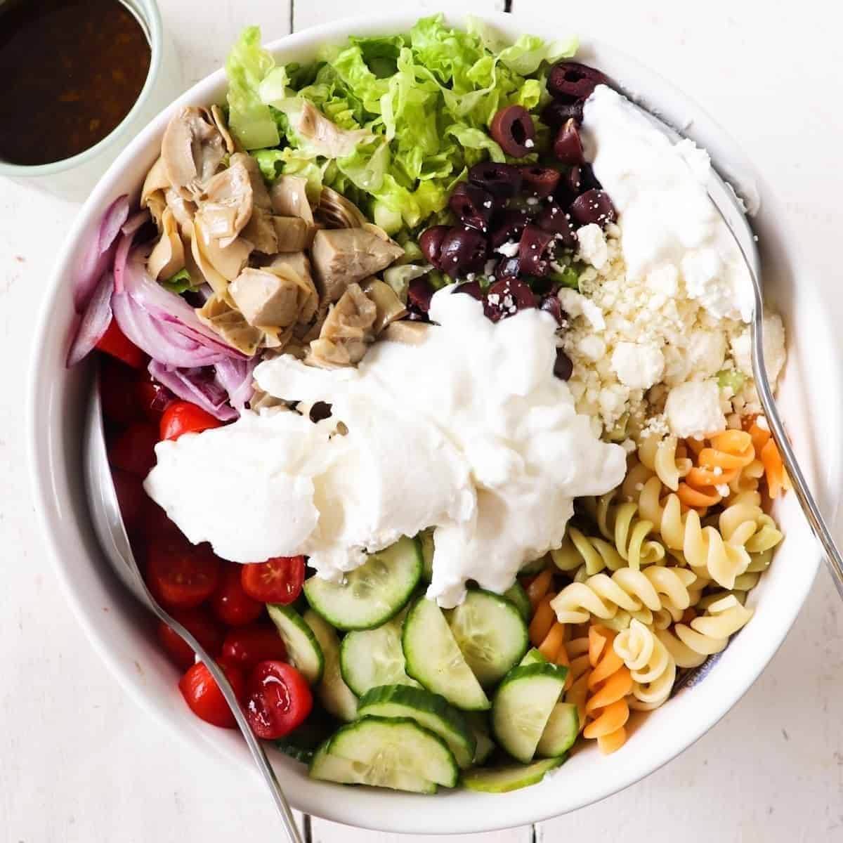 Greek Pasta Salad Greek Pasta Salad