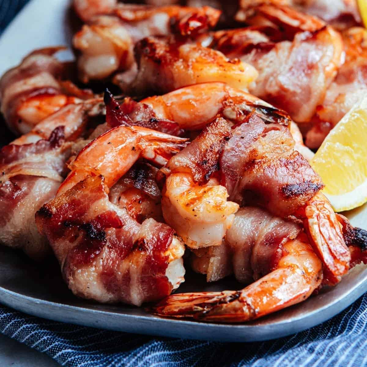 Grilled Bacon Wrapped Shrimp