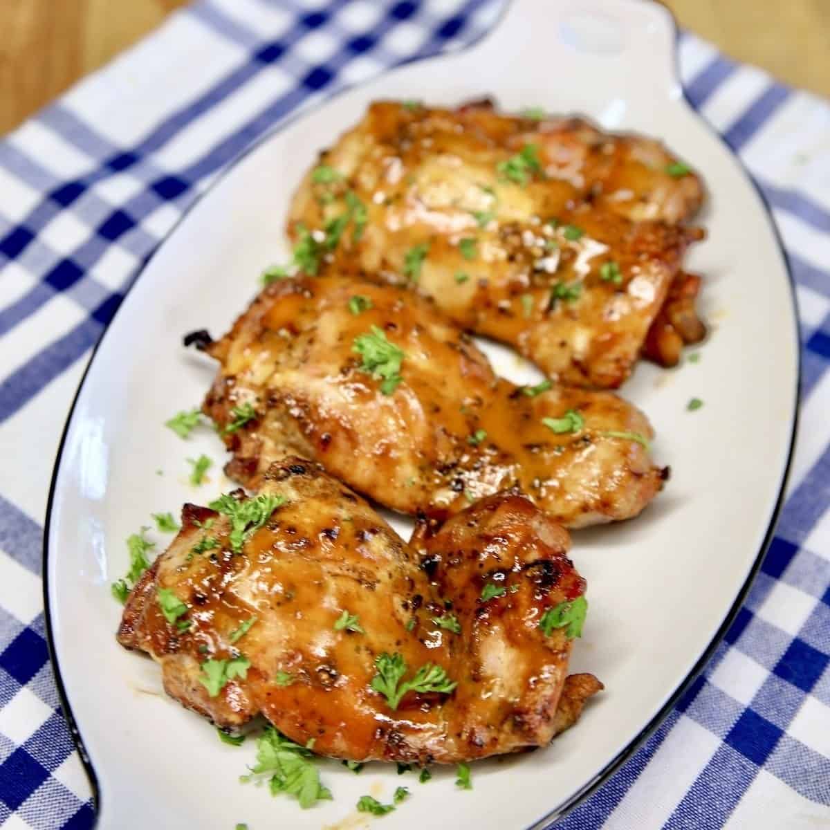 Grilled Boneless Chicken Thighs