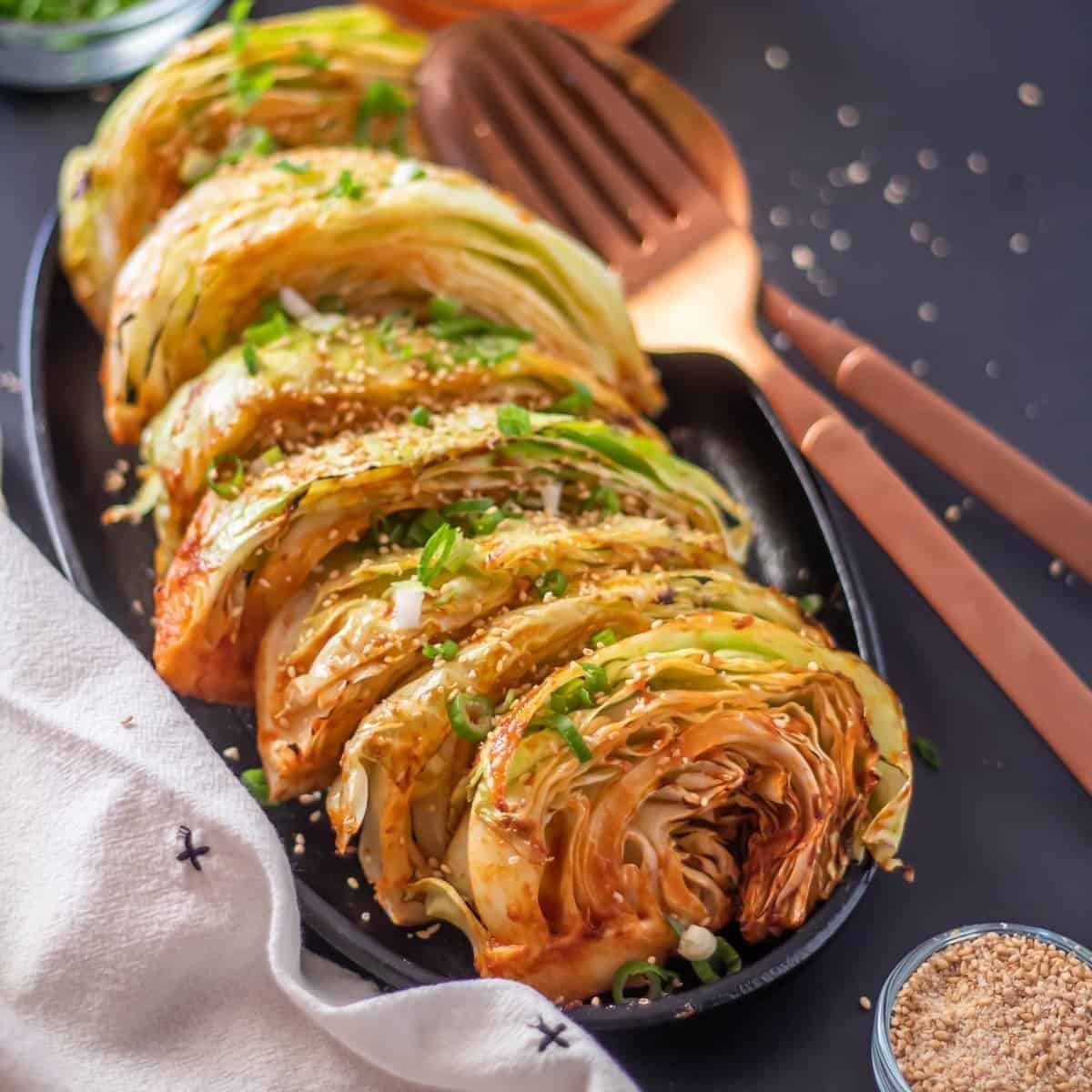 Grilled Cabbage Wedges