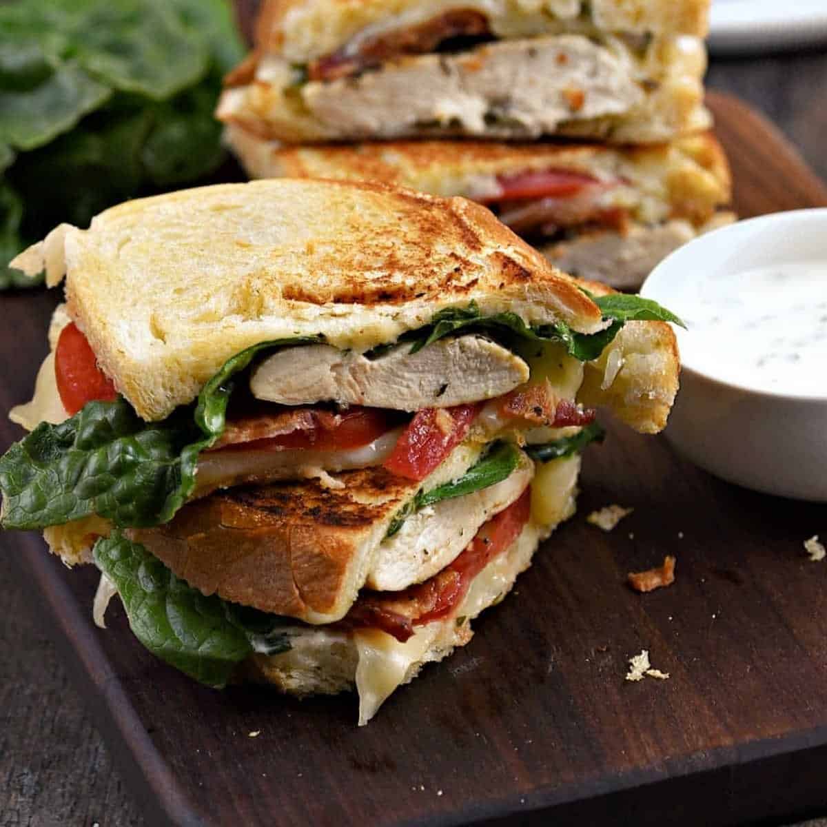 Grilled California Club Happy Grilled Cheese Day