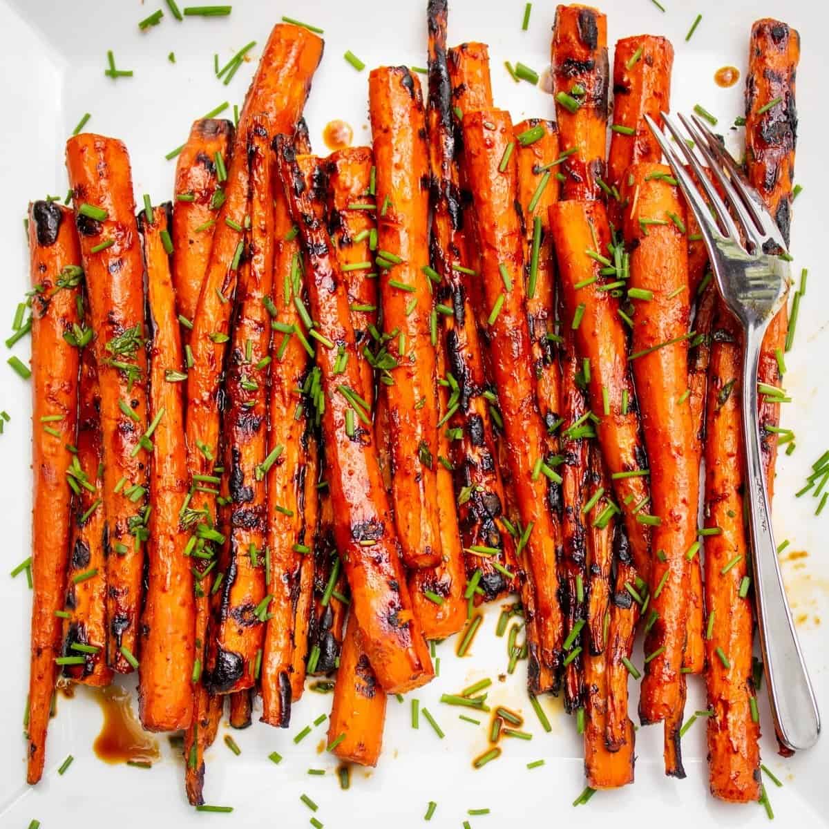 Grilled Carrots With Balsamic Glaze Grilled Carrots With Balsamic Glaze