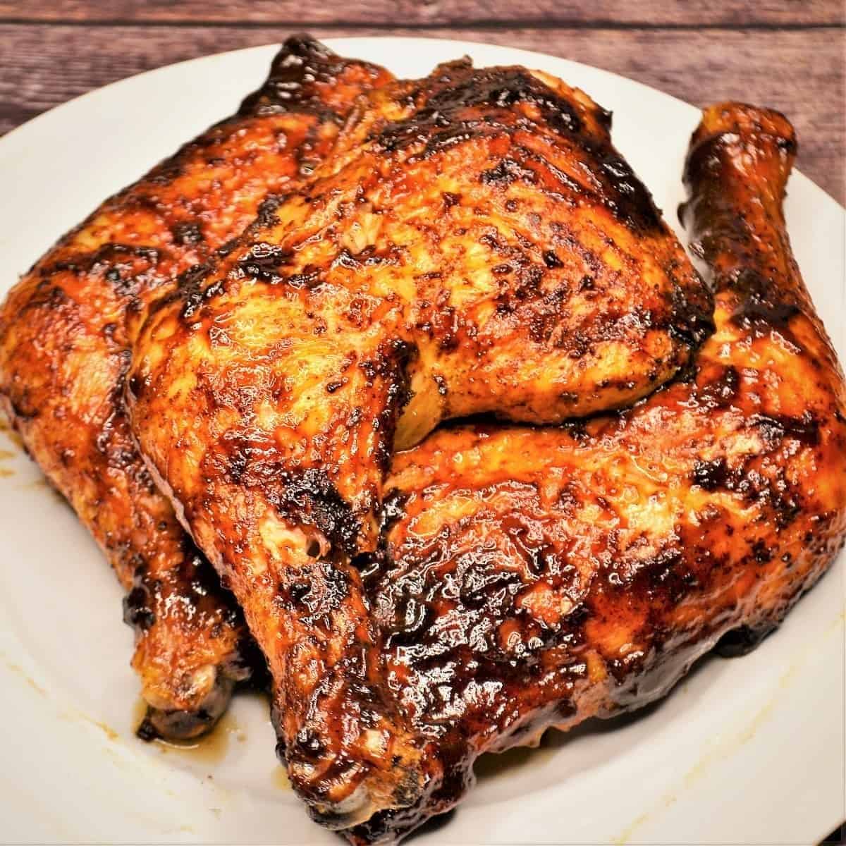 Grilled Chicken Leg Quarters