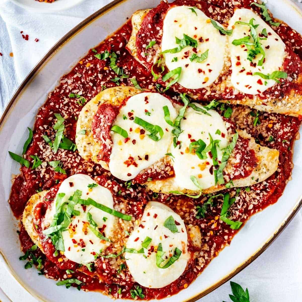Grilled Chicken Parmesan