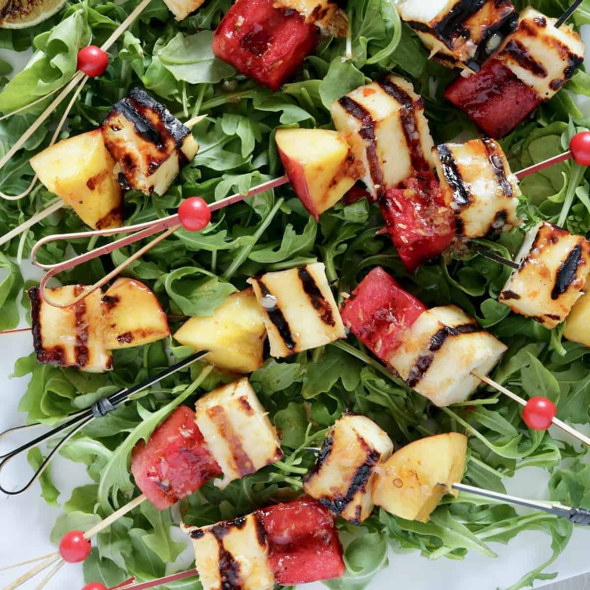 Grilled Paneer Fruit Skewers How To