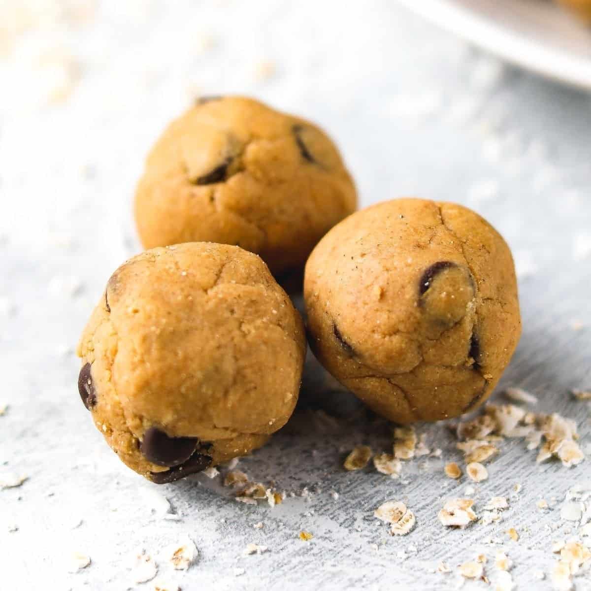 Healthy Cookie Dough Balls Healthy Cookie Dough Balls
