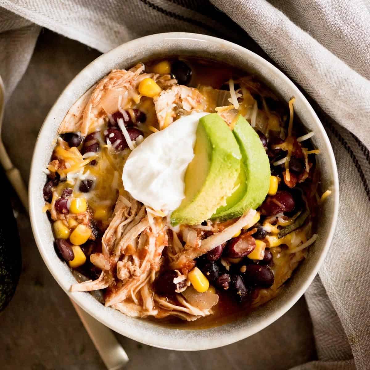 Healthy Crockpot Mexican Chili