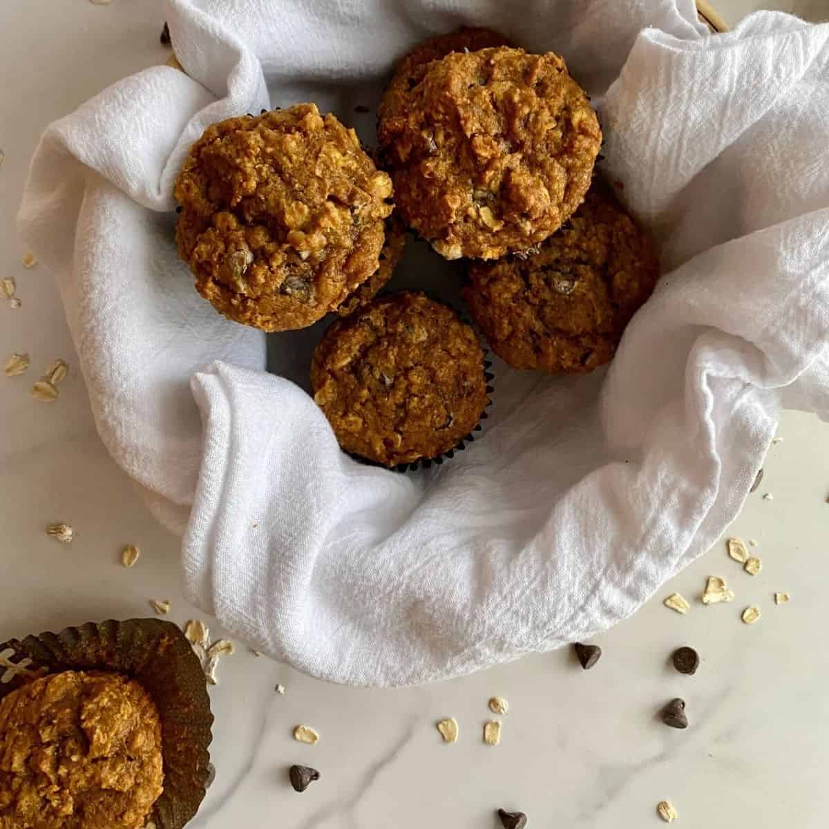 Healthy Pumpkin Chocolate Chips Muffins Healthy Pumpkin Chocolate Chips Muffins