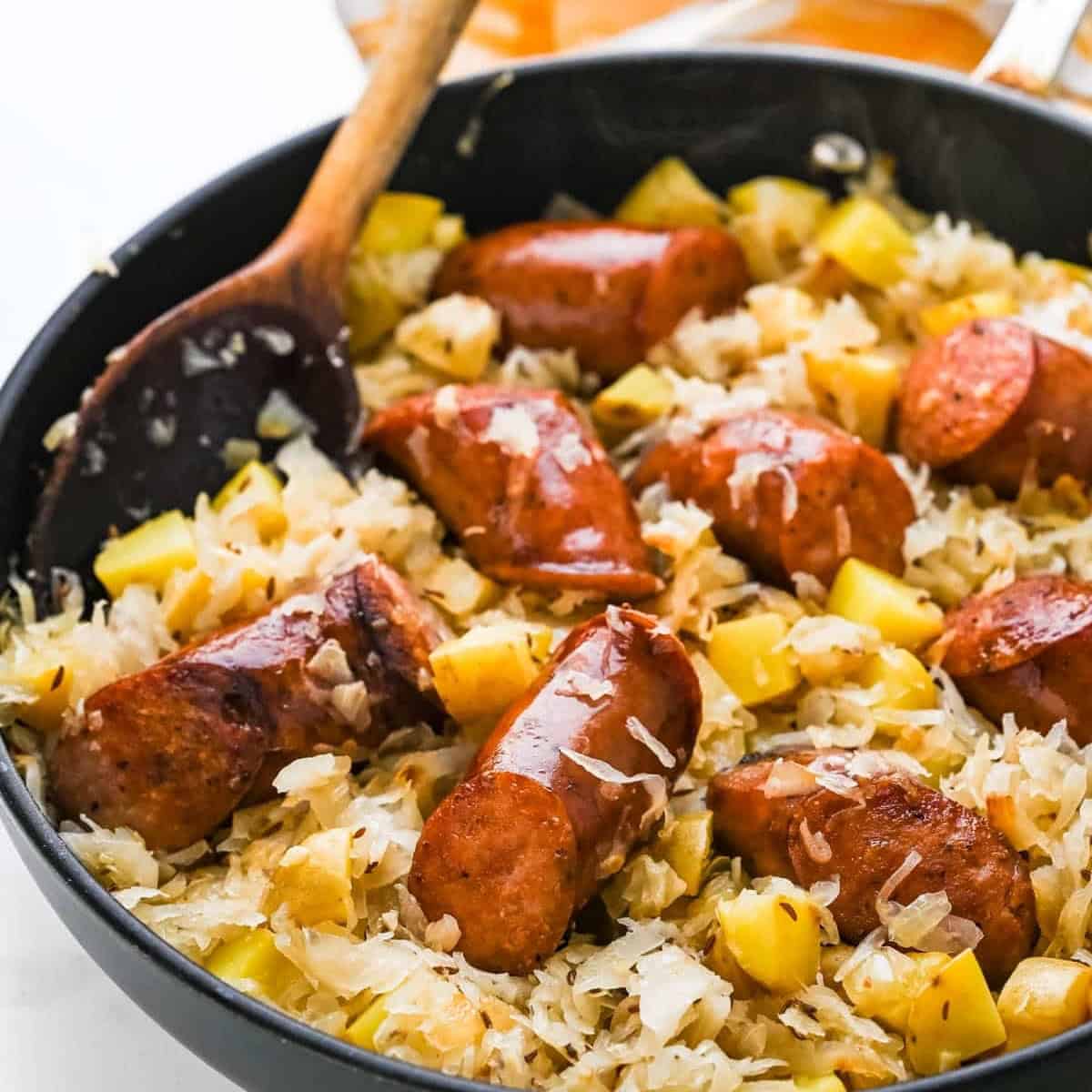 Kielbasa And Sauerkraut