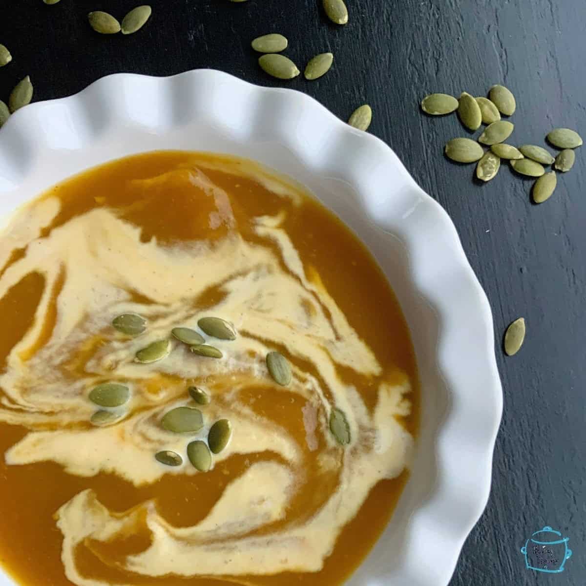 Lazy Slow Cooker Pumpkin Soup