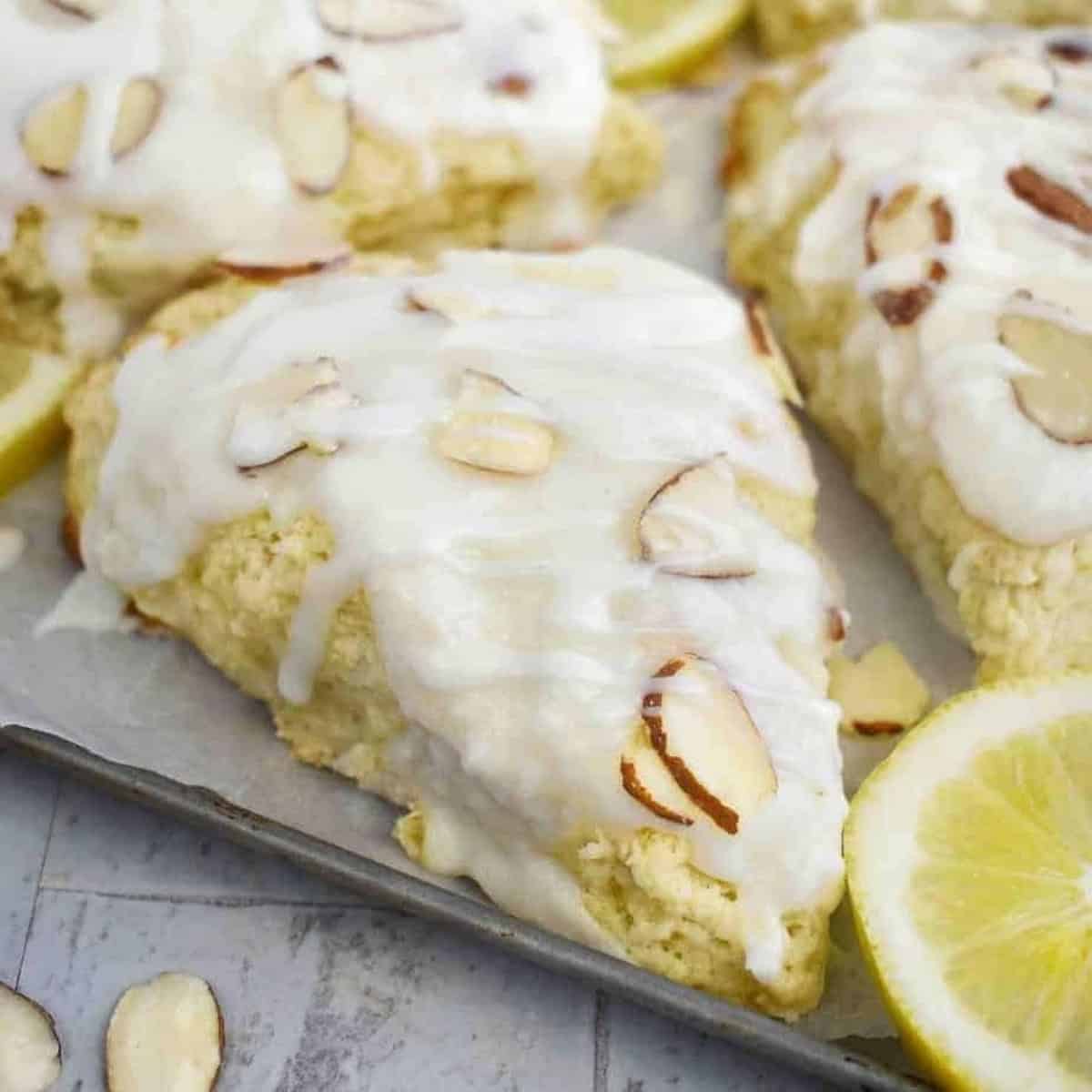 Lemon Almond Scones