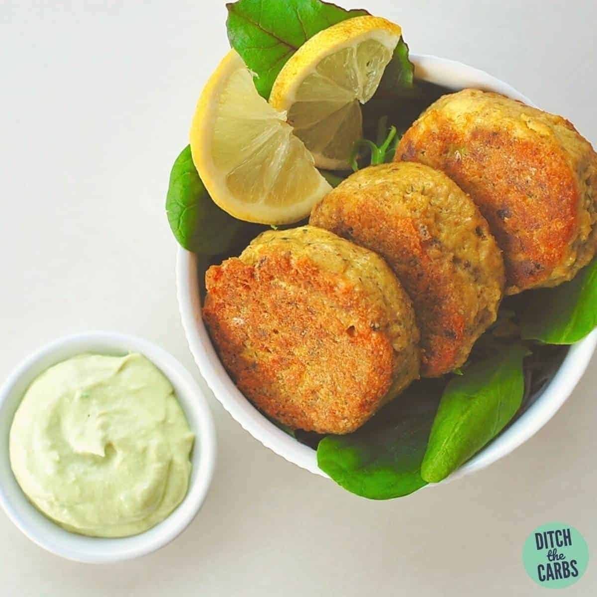 Low Carb Salmon Patties Low Carb Salmon Patties
