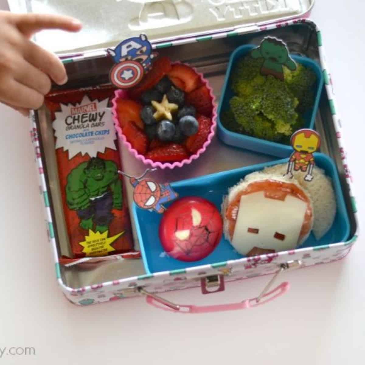 Marvel Superhero Bento Lunch Marvel Superhero Bento Lunch