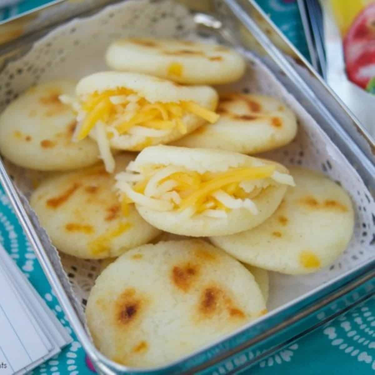 Mini Arepas with Cheese Mini Arepas with Cheese