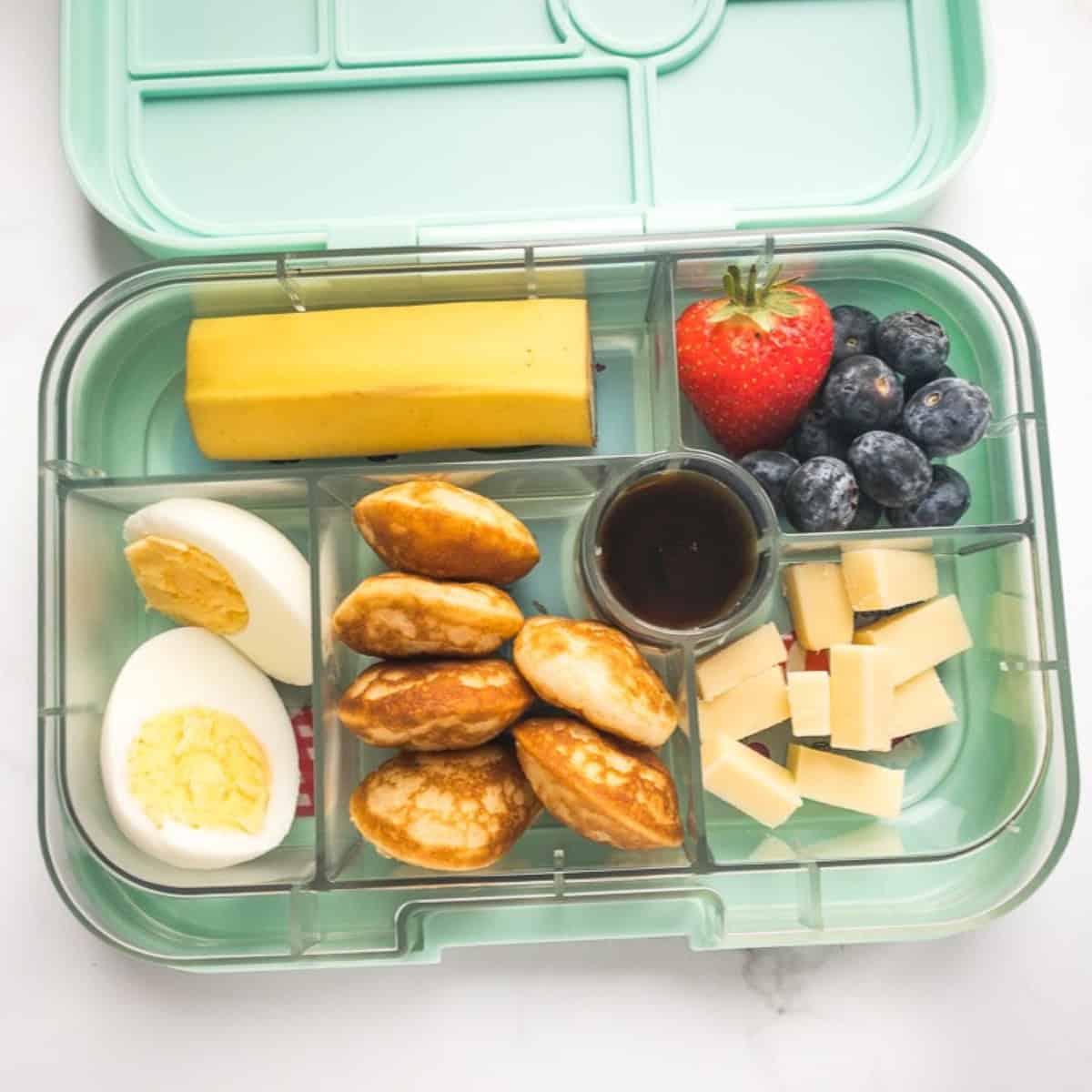 Mini Pancake Bento Box Lunch Mini Pancake Bento Box Lunch