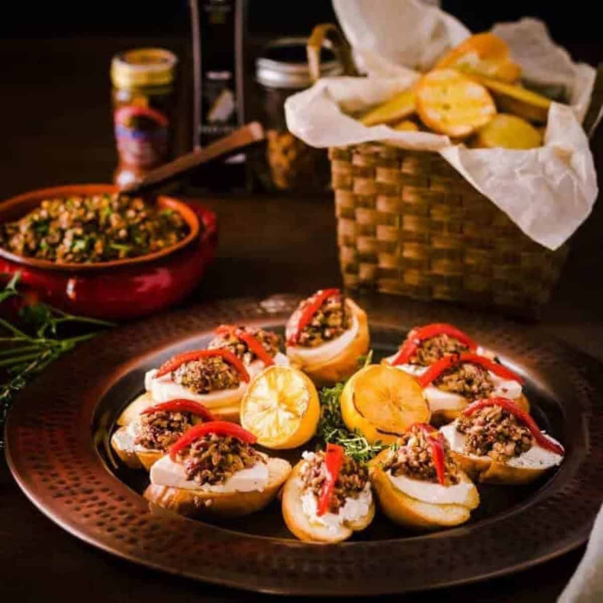 Mixed Olive Tapenade Crostini Grilled Bread Mixed Olive Tapenade Crostini Grilled Bread