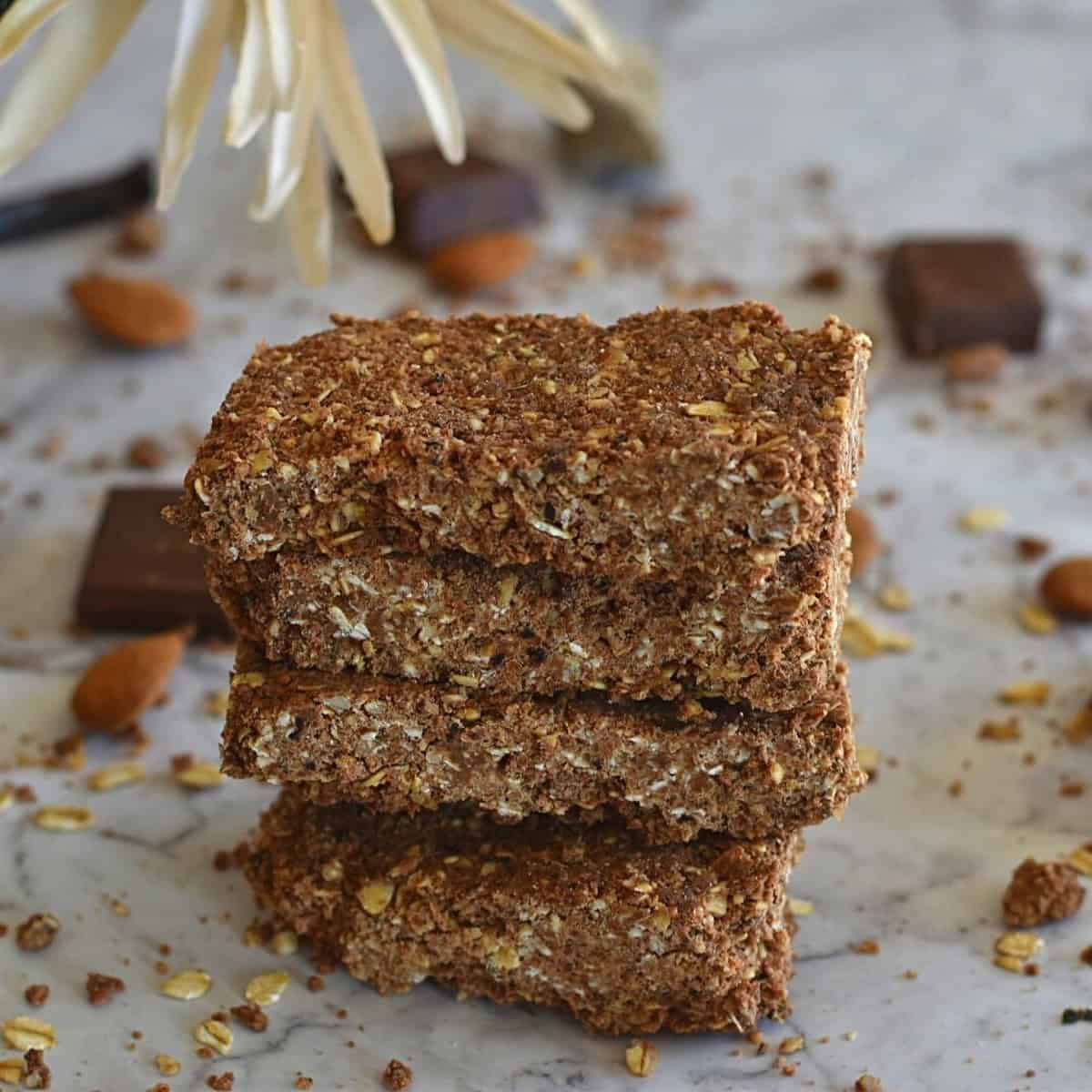 No Bake Oats Protein Bar