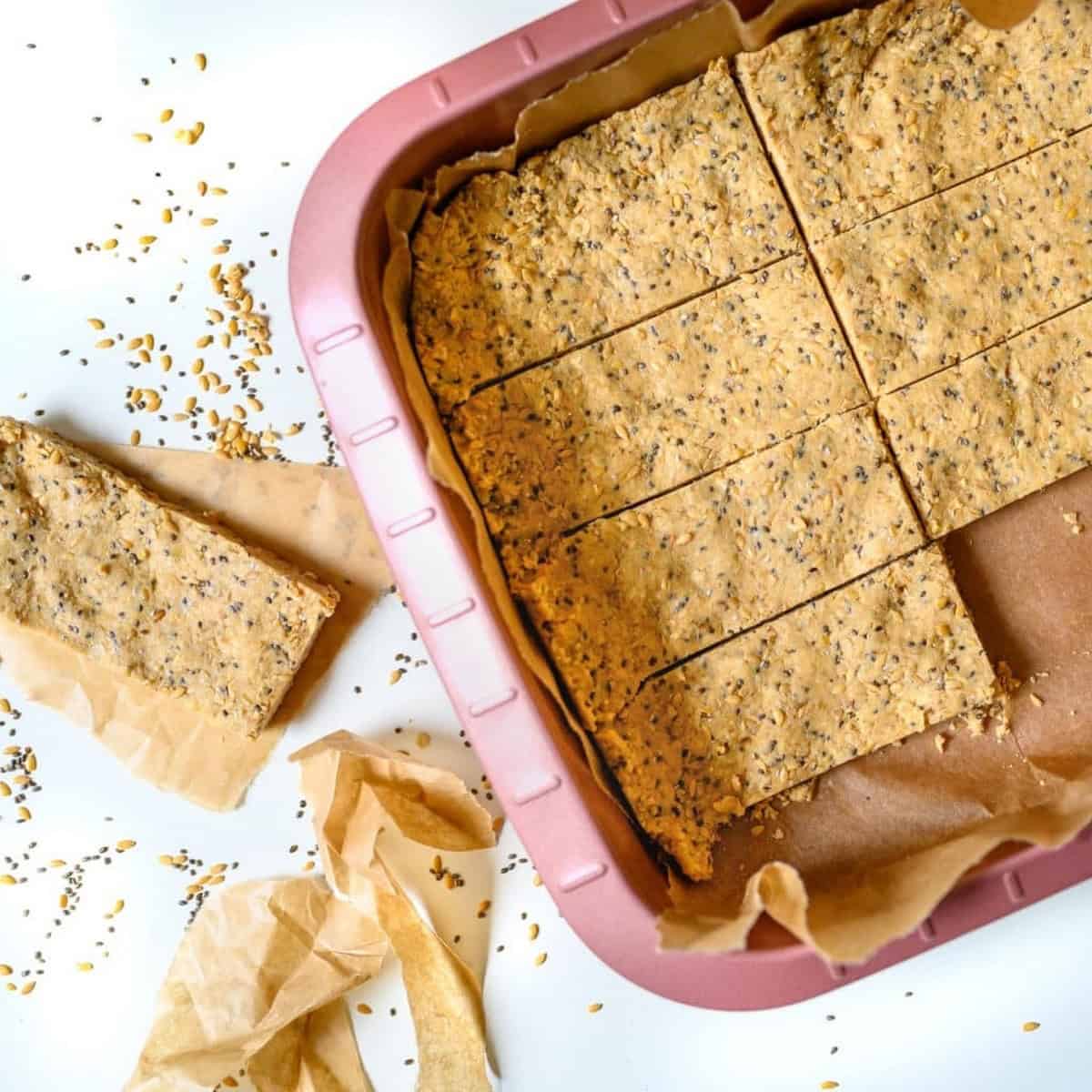 No Bake Peanut Butter Oatmeal Protein Bars Vegan