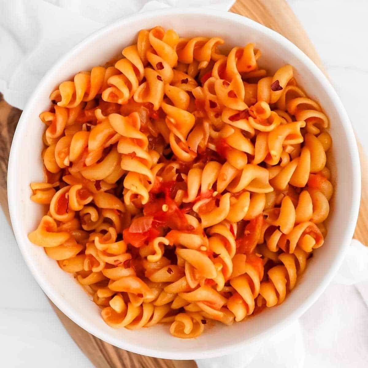 One Pot Spicy Fusilli One Pot Spicy Fusilli