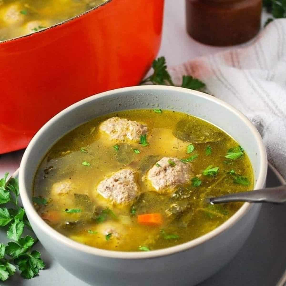 Paleo Meatball Soup Delicious Comfort Food