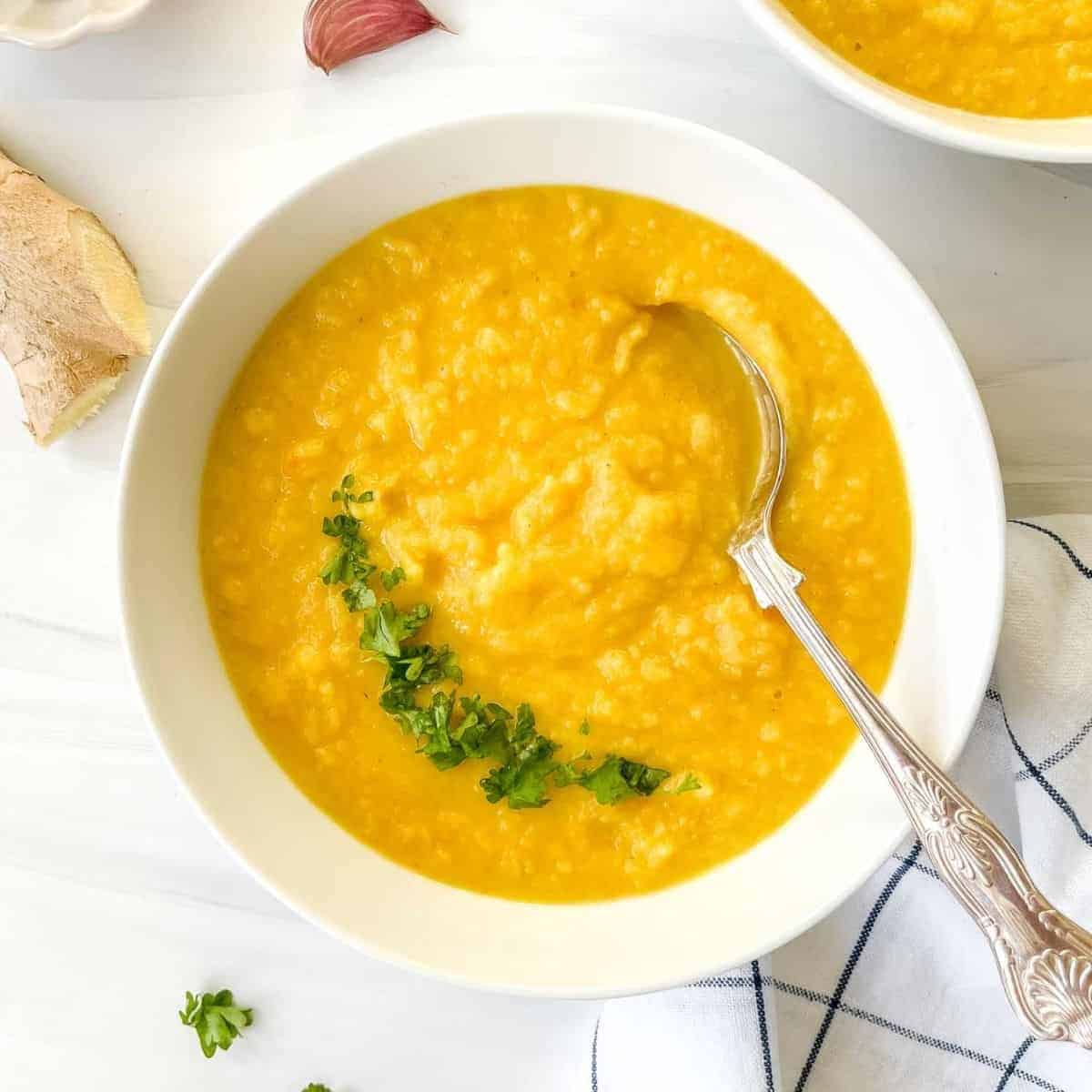 Parsnip Ginger Soup