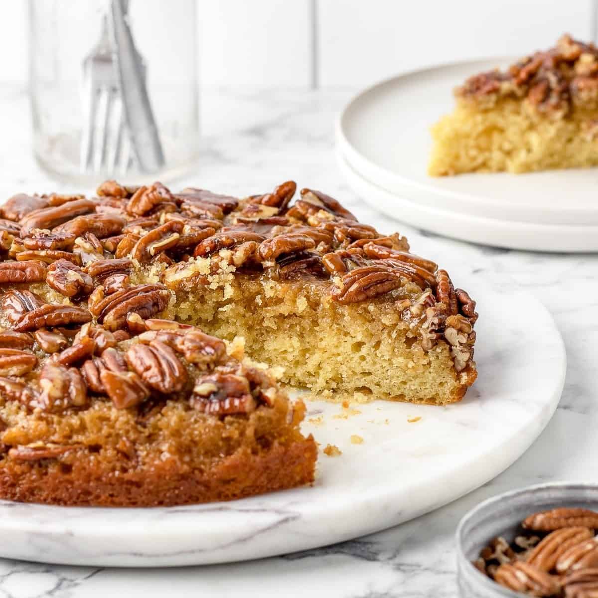Pecan Upside Down Cake Pecan Upside Down Cake