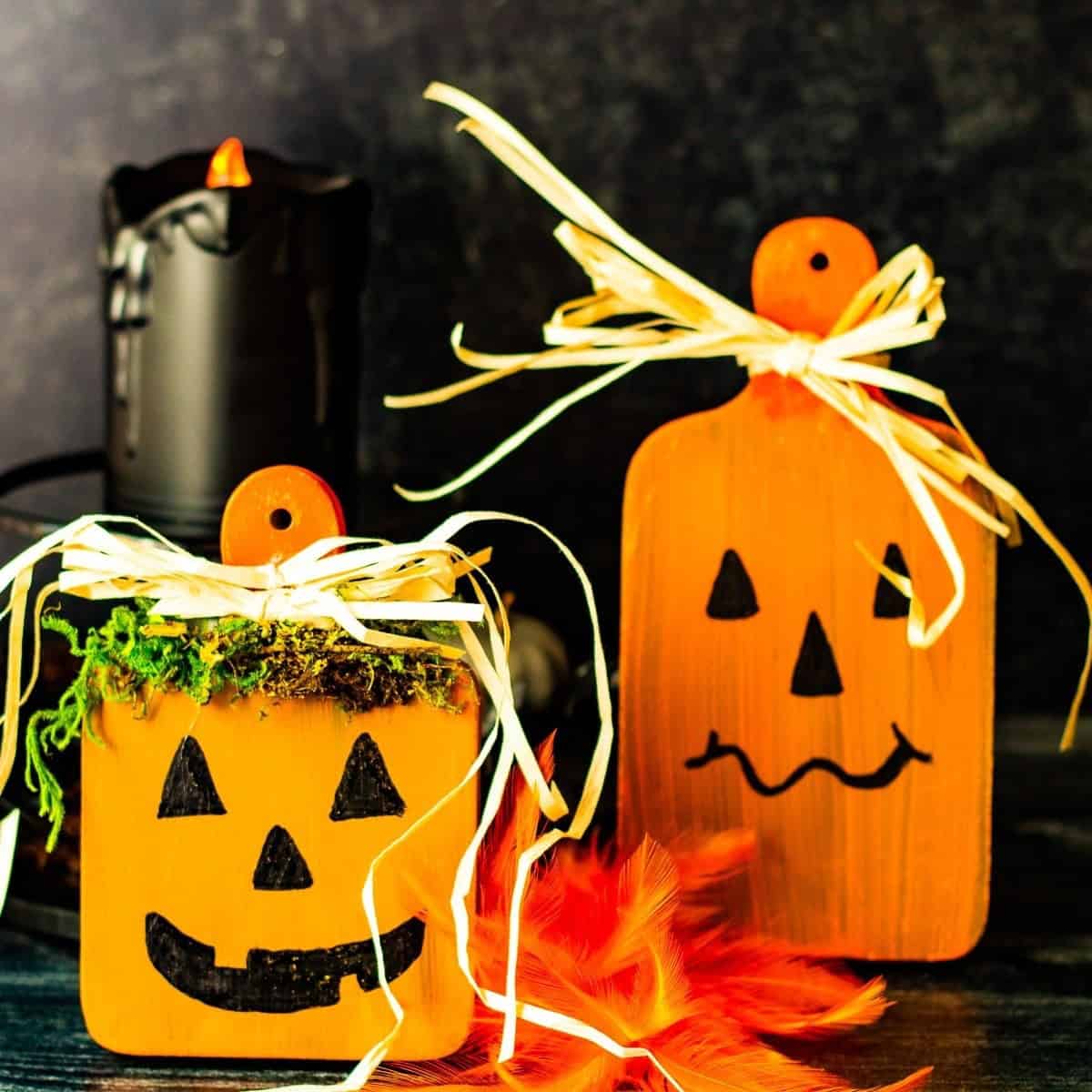 Primitive Pumpkin Cutting Board