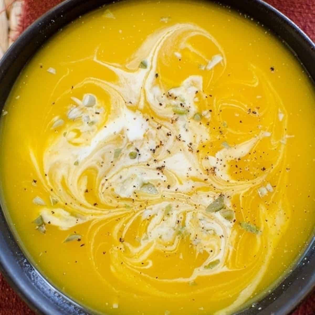 Quick 5 Ingredient Butternut Squash Soup