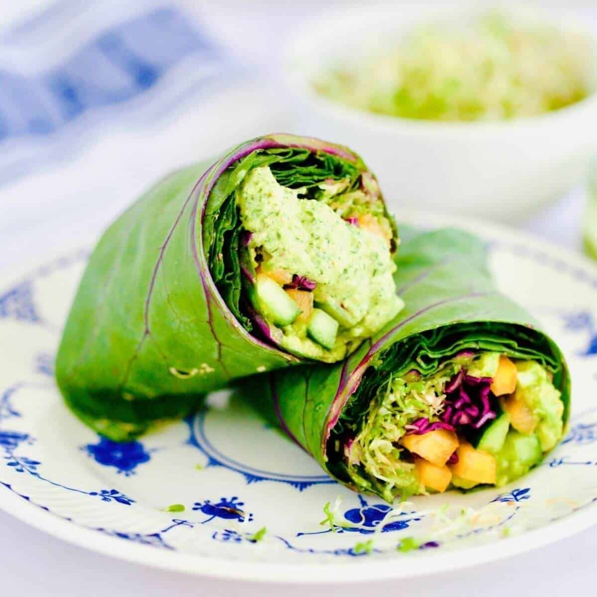 Raw Veggie Wraps
