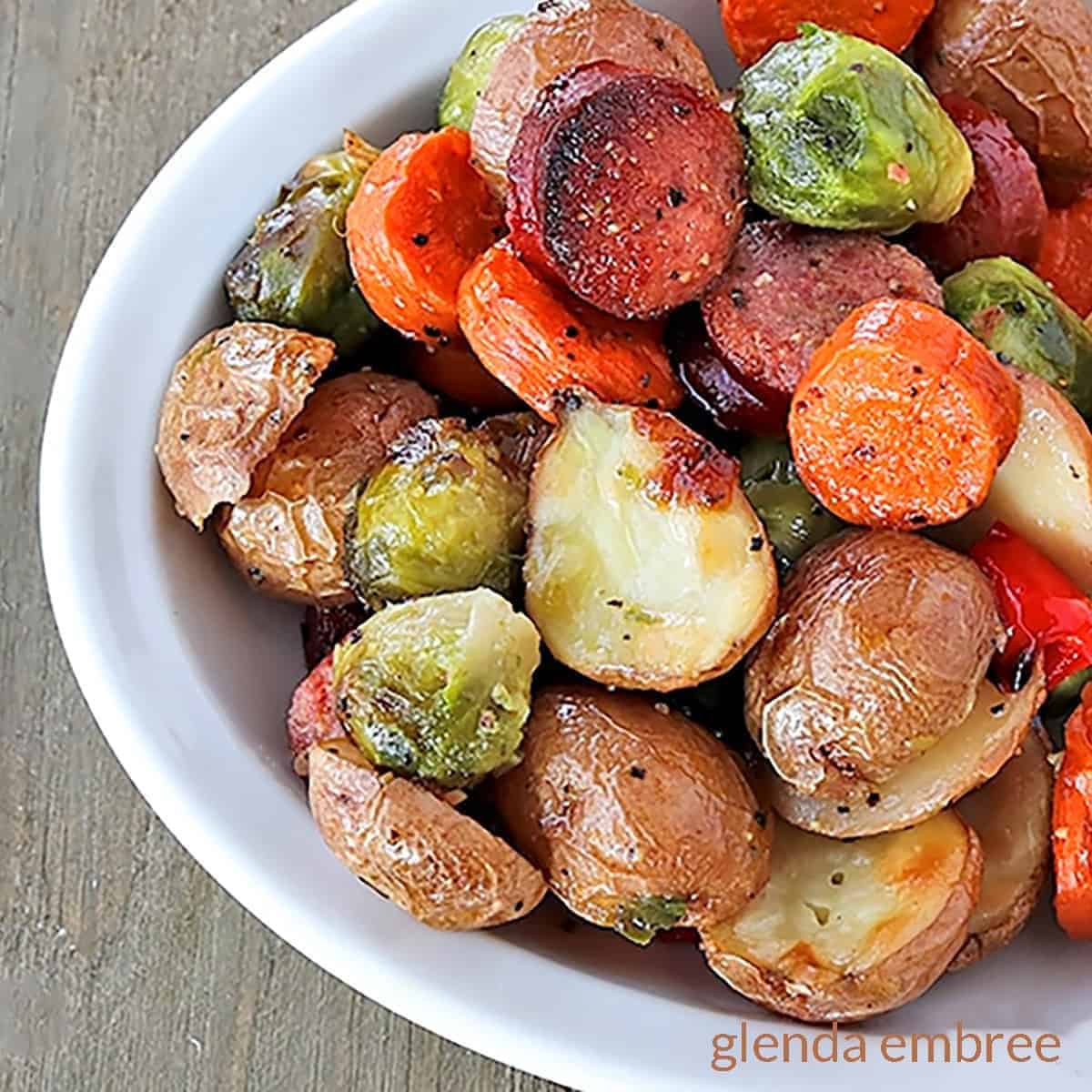 Sheet Pan Sausage And Roasted Veggies