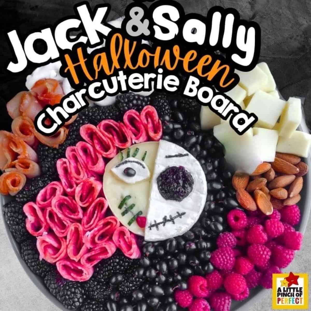 Skeleton Jack and Sally Inspired Halloween Charcuterie Board Skeleton Jack and Sally Inspired Halloween Charcuterie Board