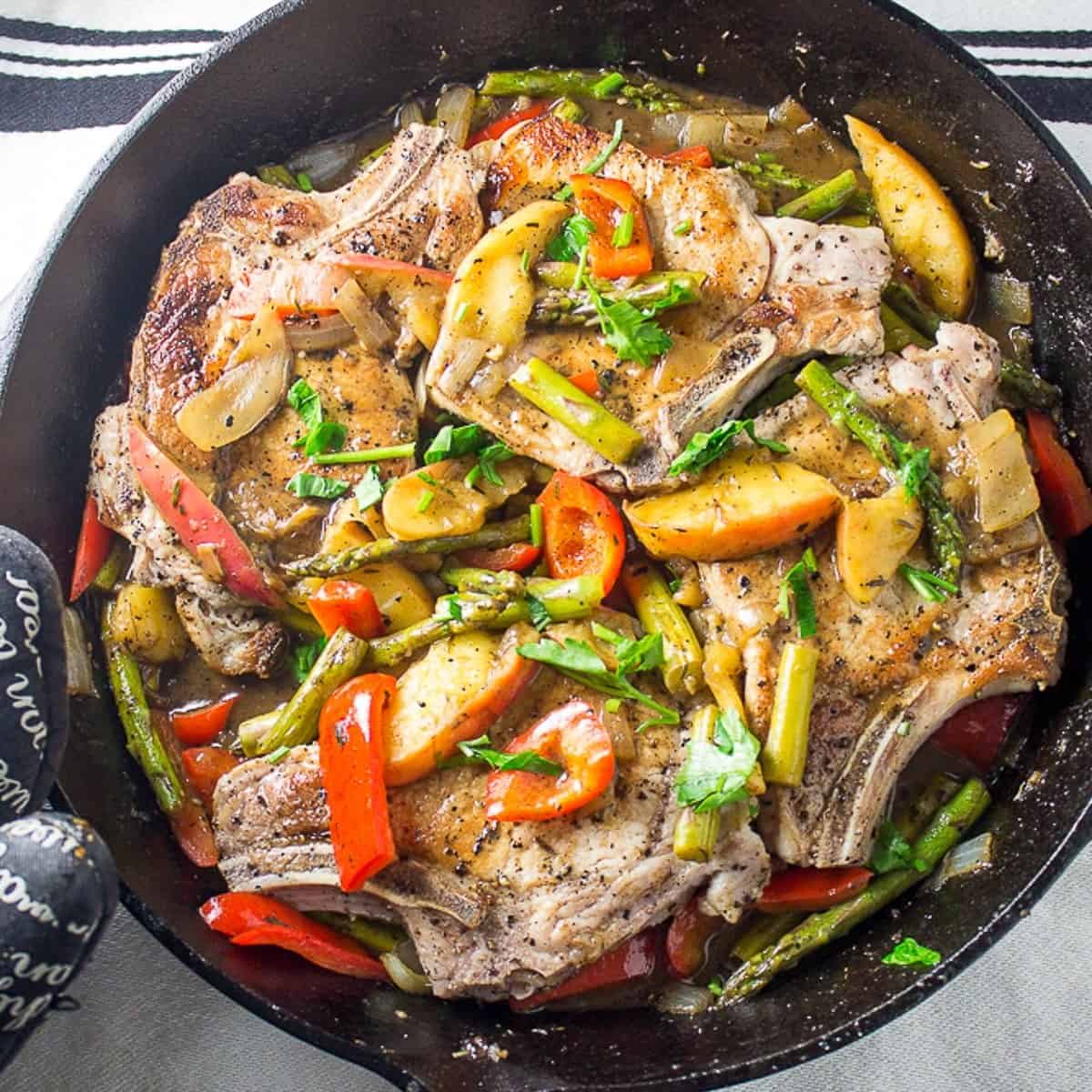 Skillet Pork Chop Dinner