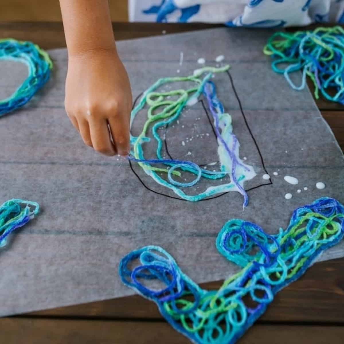 String Letters Craft A Fun Alphabet Game For Kids