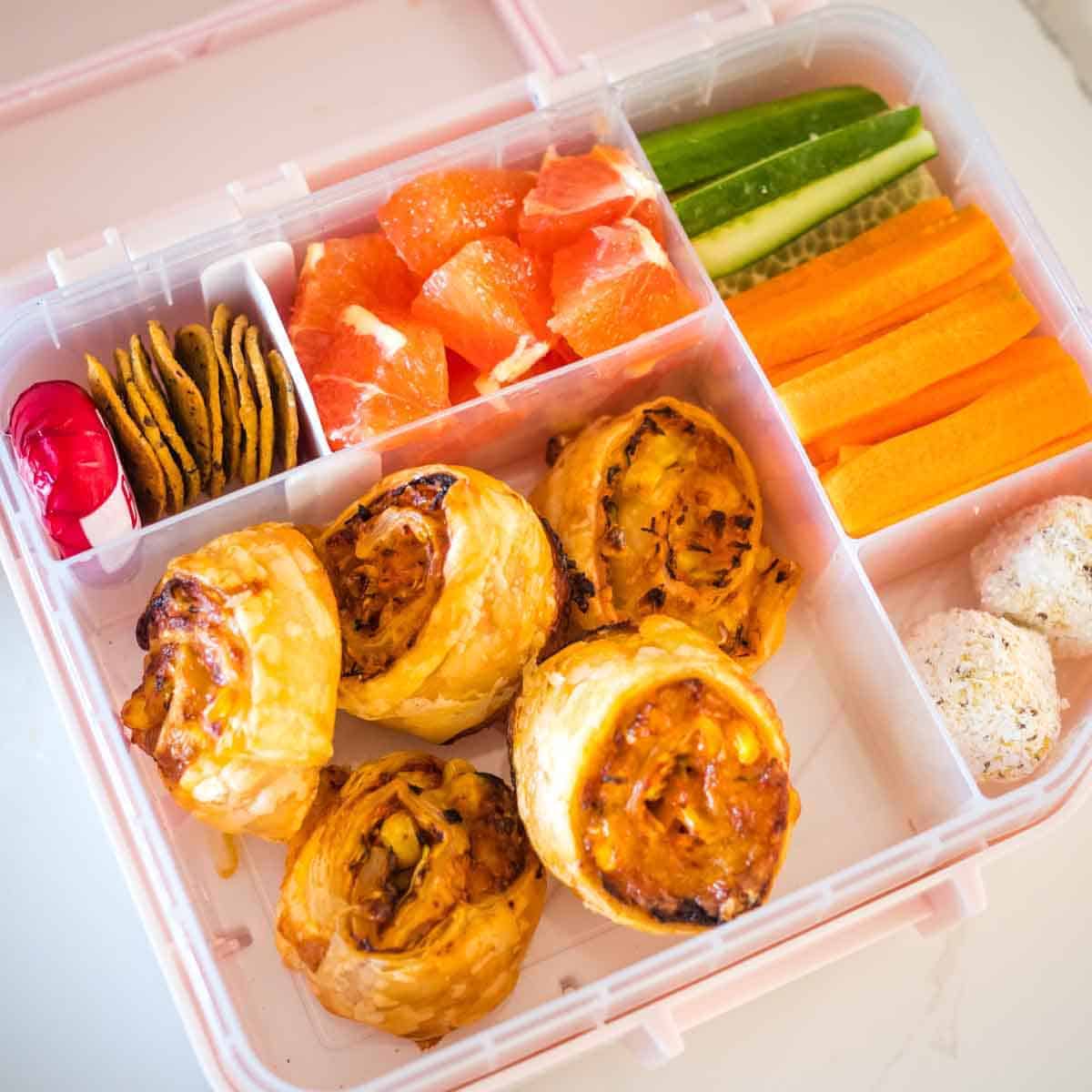 Three Veg Lunchbox Scrolls Three Veg Lunchbox Scrolls